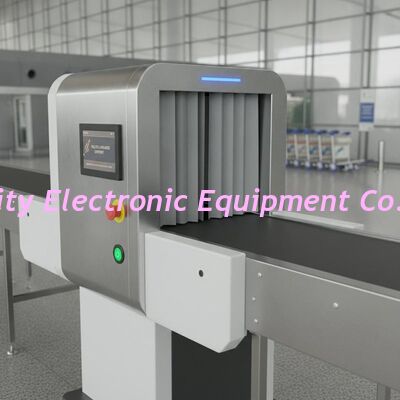 Escáneres de equipaje de rayos X con soporte en varios idiomas que proporcionan energía operativa 220AVC 10 50Hz 3Hz para seguridad de aeropuertos y ferrocarriles