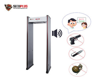 difusión inglesa de comprobación de la voz de las puertas de la seguridad del detector de metales de la distancia de los 0.1-50cm